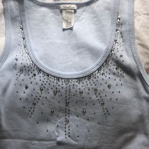 Vocal Tops - Vocal Tank in baby blue Vocal Tops - Vocal Tank in baby blue